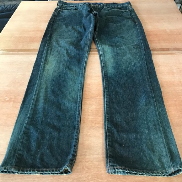 Vintage Levi's 511 Skinny Jeans Men 38x33 Blue Mid Rise Stretch Skater Grunge - Picture 1 of 14